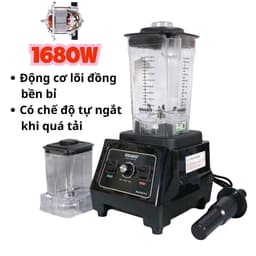 Máy xay sinh tố công nghiệp Osako DS618 1680W, cối 1.75L dùng cho kinh doanh quán sinh tố, cà phê...xay đá, rau má, 3