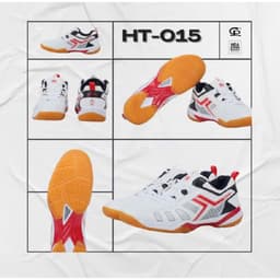 Giày Cầu Lông Pickleball Hỏa Trâu HT-015 Độ Bám Cao, Giảm Chấn Thương, Bảo Vệ Chân Tối Đa 6