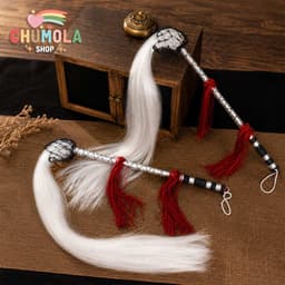 Cây Phất Trần Đạo Sĩ Cổ Trang – Đạo Cụ Cosplay Đạo Sĩ Trung Quốc Phong Cách Tiên Hiệp Phụ Kiện Trung Hoa 1