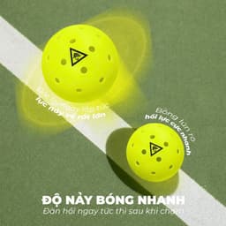 [CHÍNH HÃNG] Box 3 Bóng Pickleball G.O.T God Of Tournament CHANLONG 48 Lỗ – Bóng Thi Đấu Ngoài Trời, Độ Nảy Chuẩn 4