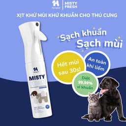 Xịt Khử Mùi/ Lõi thay Chó Mèo Misty Fresh Khử Mùi Hôi Nước Tiểu Cát Mèo An Toàn 300ml - Méo Chò Uni 3