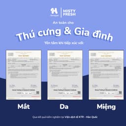 Xịt Khử Mùi/ Lõi thay Chó Mèo Misty Fresh Khử Mùi Hôi Nước Tiểu Cát Mèo An Toàn 300ml - Méo Chò Uni 6