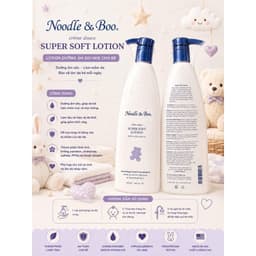 Sữa tắm gội, Lotiton, Kem dưỡng ẩm, Kem hăm NOODLE AND BOO cao cấp cho bé từ sơ sinh 4
