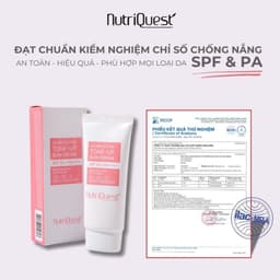 Kem Chống Nắng Dưỡng Sáng Da NutriQuest SPF50+ PA++++ – Mỏng Nhẹ, Không Bết Rít, Chống UVA UVB 60ML 8