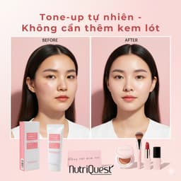 Kem Chống Nắng Dưỡng Sáng Da NutriQuest SPF50+ PA++++ – Mỏng Nhẹ, Không Bết Rít, Chống UVA UVB 60ML 5