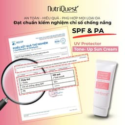 Kem Chống Nắng Dưỡng Sáng Da NutriQuest SPF50+ PA++++ – Mỏng Nhẹ, Không Bết Rít, Chống UVA UVB 60ML 9