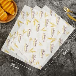 Set 95-100 Giấy Nến Gói Bánh Sandwich Hamburger size 28*38cm Sỉ or Lẻ 5