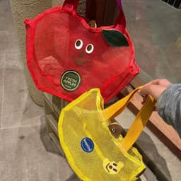 Túi tote lưới PVC phong cách Hàn Quốc màu vàng dễ thương – túi xách đi biển thoáng khí, túi đựng đồ du lịch gọn nhẹ đa n 6
