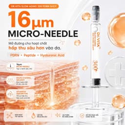 Siêu Tinh Chất Vi Kim DR.VITA Slow Aging 300 PDRN Shot DayCell 5ml – Tái Tạo Da Phục Hồi Căng Bóng 2