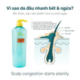 Cặp Dầu Gội Xả Làm Sạch Sâu Da Đầu Hello Morning Deep Cleansing 600ml – Sạch Sâu Bã Nhờn, Giảm Ngứa 8