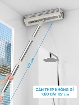 Cây chà sàn đa năng UFORU kết hợp gạt nước thông minh, đầu chổi chữ V xoay 180° linh hoạt - UF819 7
