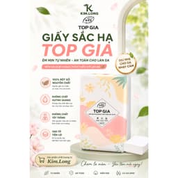 Khăn Giấy Top Gia Đa Sắc - Giấy Vệ Sinh 4 Lớp, 1280 Tờ Từ Bột Gỗ Nguyên Chất, Tiện Lợi và Bền Đẹp. 9