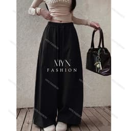 Quần Nữ Ống Rộng Cạp Chun Chất Kaki Thun Hè Mềm Mịn Mát, Chiều Dài Quần 95cm và 100CM Hàng Đẹp {MY04} 9