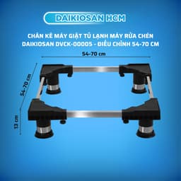Chân kê máy giặt Electrolux inox cho máy giặt cửa ngang, cửa đứng, tủ lạnh, máy rửa chén Daikiosan 5