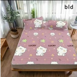 Chiếu Điều Hòa Latex 3D Bề Mặt Băng Vải Thun Lạnh Mát Mẻ, Thoáng Khí Không Mùi Cao Su  (Tặng Kèm 2 Vỏ Gối) 4