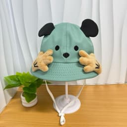 Nón bo tai [ 8 tháng đến 6 tuổi ] mũ ú oà dễ thương cho bé chống nắng phụ kiện 4