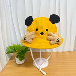 Nón bo tai [ 8 tháng đến 6 tuổi ] mũ ú oà dễ thương cho bé chống nắng phụ kiện 2