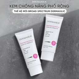 Kem Chống Nắng Dermaxilic KR.LAB Broad Spectrum SPF50+/PA+++ Công Thức Vật Lý Hóa Học Dưỡng Trắng Da 50ml 5