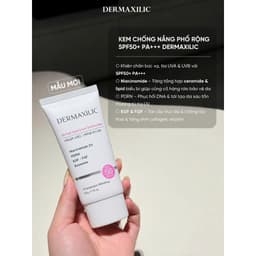 Kem Chống Nắng Dermaxilic KR.LAB Broad Spectrum SPF50+/PA+++ Công Thức Vật Lý Hóa Học Dưỡng Trắng Da 50ml 8