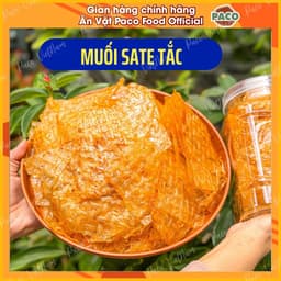 [ĐỘC QUYỀN 2026] Bánh tráng trộn muối sate tỏi tắc Paco Food ăn cực dính ngon không ngán vị chua ngon mắc ghiền ăn vặt 2