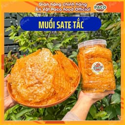 [ĐỘC QUYỀN 2026] Bánh tráng trộn muối sate tỏi tắc Paco Food ăn cực dính ngon không ngán vị chua ngon mắc ghiền ăn vặt 6