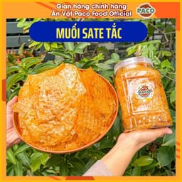 [ĐỘC QUYỀN 2026] Bánh tráng trộn muối sate tỏi tắc Paco Food ăn cực dính ngon không ngán vị chua ngon mắc ghiền ăn vặt 4
