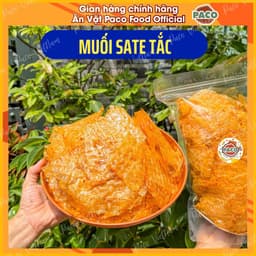 [ĐỘC QUYỀN 2026] Bánh tráng trộn muối sate tỏi tắc Paco Food ăn cực dính ngon không ngán vị chua ngon mắc ghiền ăn vặt 7