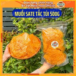 [ĐỘC QUYỀN 2026] Bánh tráng trộn muối sate tỏi tắc Paco Food ăn cực dính ngon không ngán vị chua ngon mắc ghiền ăn vặt 8