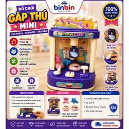 Máy gắp thú mini giải trí cho bé 2