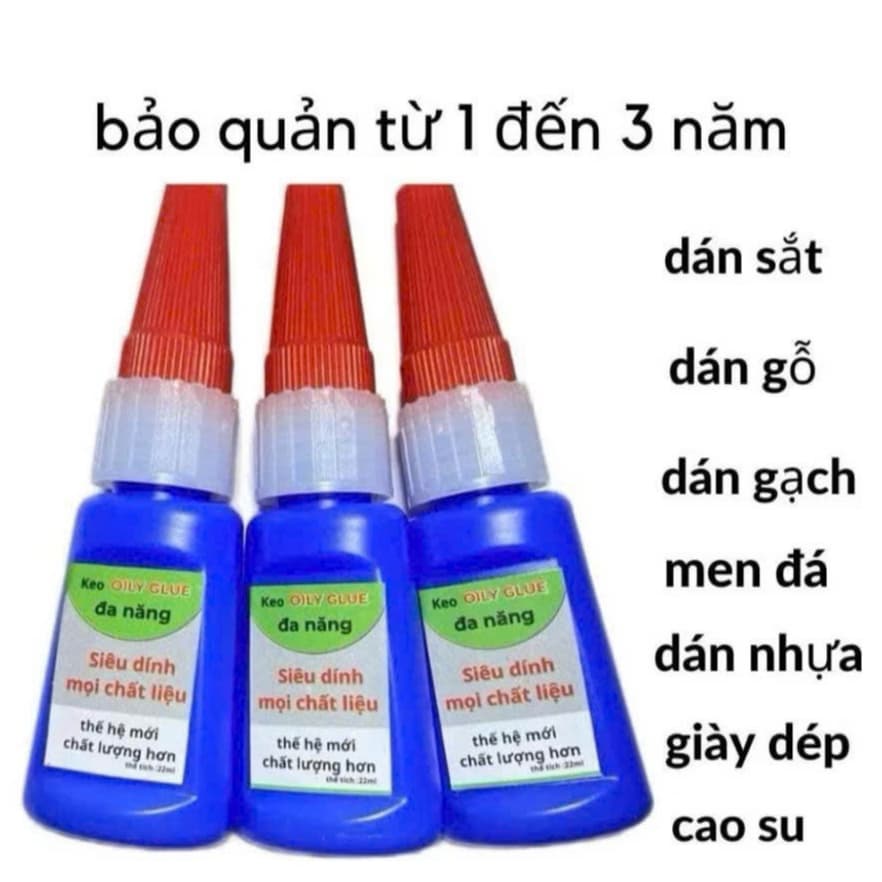 Keo OILY GLUE Đa Năng Gấp 50 Lần Keo 502 (Shop Khánh Vy)