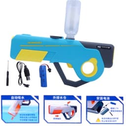 Đồ chơi Súng Phun Nước Điện Tự Động dùng pin sạc, súng phun nước tầm bắn 10M cho bé - Sam Pam Toys 5