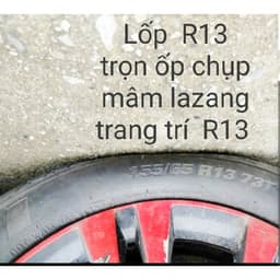 [ Minio Green - VF2 xe Điện ] Ốp lazang R13 ốp mâm ô tô Điện minio Green / VF2 cỡ lốp R13 inch phụ kiện làm đẹp mâm xe 4