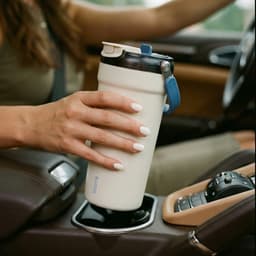 Ly giữ nhiệt thép phủ sứ LocknLock Blissoul Cafe Ceramic Tumbler 700ml LHC4440 có quai xách  - Hàng Chính Hãng - JoyMall 5