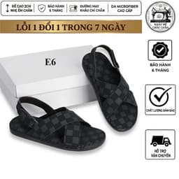 dép sandanl da sáp đế doctor sang trọng  hottrend mùa hè đế khâu chỉ toàn bộ chắc chắn du lịch văn phòng F12 9