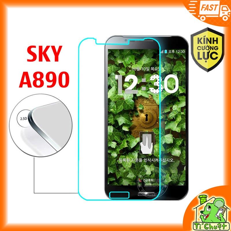 Kính CL SKY A890 Cường Lực 2.5D 9H-0.26mm