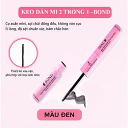 Keo dán mi 2in1 BOND & SEAL 10ml giữ chắc mi đến 72h và gel tháo mi REMOVER dành cho mi cụm, DIY và mi cặp (MG) 5