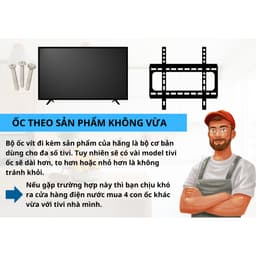 [Hỏa tốc HCM] Giá treo tivi treo tường lớn Daikiosan DP265 40-80 inch 8