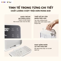[MỚI] Bình Thủy Điện Bear 3L WDS-H306KP Bình Đun Nước Nóng Trực Tiếp Chuẩn Nhiệt 13 Mức Nhiệt Tùy Chỉnh Pha Trà Pha Sữa 5