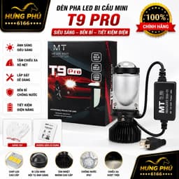 Bóng pha đèn led T9pro siêu sáng 1