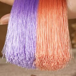 (không hạt) Tua rua 16cm đầu kết phụ kiện treo sáo đàn quạt phong cách cổ trang 4