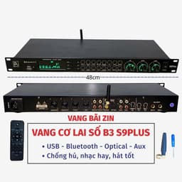  Vang Karaoke S9 Plus – Vang Cơ Lai Số Bluetooth, Echo Hay, Reverb Mềm, Kết Nối TV. 9