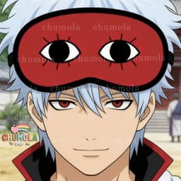 Bịt mắt Okita Gintama miếng che mắt ngủ phụ kiện cosplay 1