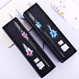 BÚT THỦY TINH HOA TRONG NƯỚC - Bút Chấm Mực Luyện Chữ Hán Cổ Trang Độc Đáo 2