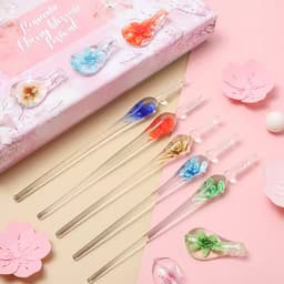 BÚT THỦY TINH HOA TRONG NƯỚC - Bút Chấm Mực Luyện Chữ Hán Cổ Trang Độc Đáo 4