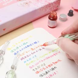 BÚT THỦY TINH HOA TRONG NƯỚC - Bút Chấm Mực Luyện Chữ Hán Cổ Trang Độc Đáo 3