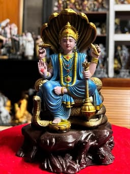 Tượng Thần Vishnu ấn độ giáo , in 3D , cao 18 cm 1