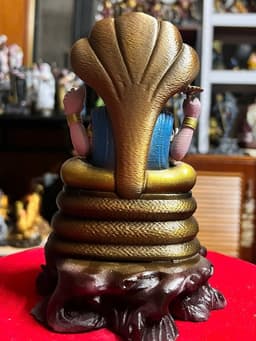 Tượng Thần Vishnu ấn độ giáo , in 3D , cao 18 cm 4