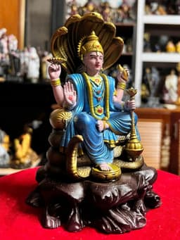 Tượng Thần Vishnu ấn độ giáo , in 3D , cao 18 cm 2