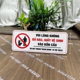 Không Bỏ Giấy Và Rác Vào Bồn Cầu - Quy Tắc Giữ Sạch Nhà Vệ Sinh 2