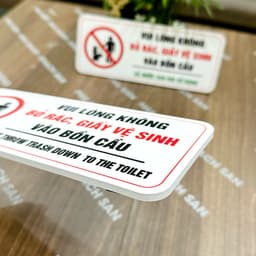 Không Bỏ Giấy Và Rác Vào Bồn Cầu - Quy Tắc Giữ Sạch Nhà Vệ Sinh 4